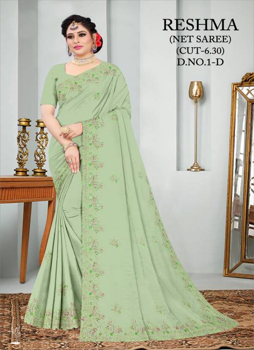 Buy Stunning Super Net Sarees at Wholesale Prices | Ajmera Fashion  in Surat